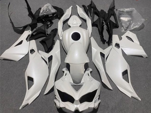 2019-2025 Kawasaki ZX25R ZX-25R Motorcycle Fairings - Pearl White