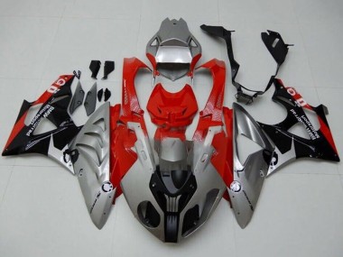 Shop 2009-2014 BMW S1000RR Motorcycle Fairings - Silver Red Black