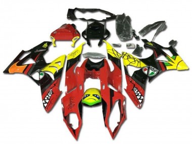 Shop 2009-2014 BMW S1000RR Motorcycle Fairings - Yellow Red Black Shark