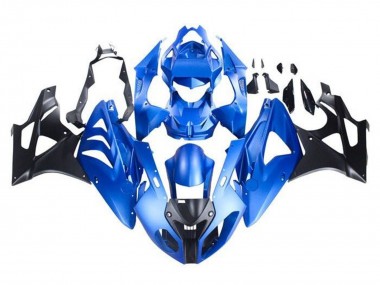 Shop 2009-2014 BMW S1000RR Motorcycle Fairing - Blue Glossy Black