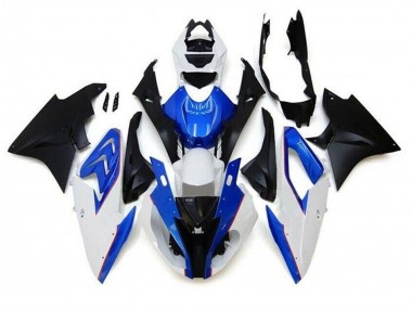 Shop 2015-2016 BMW S1000RR Motorcycle Fairings - White Blue Matte Black