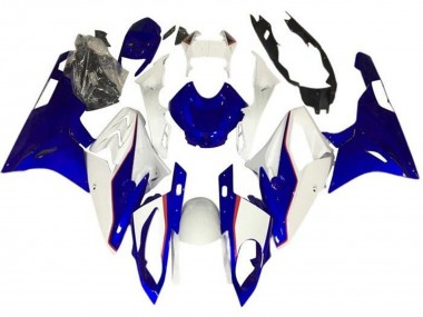 Shop 2015-2016 BMW S1000RR Motorcycle Fairings - White Red Blue Pinstripe