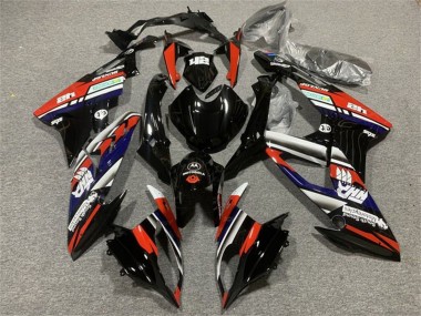 Shop 2015-2016 BMW S1000RR Motorcycle Fairings - White Red Blue Glossy Black Stripe