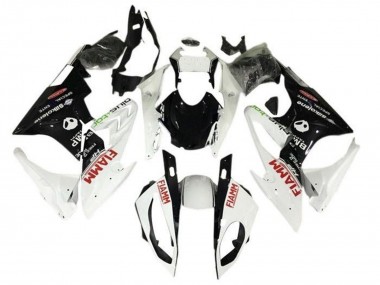 Shop 2015-2016 BMW S1000RR Motorcycle Fairings - Pearl White Black Fiamm