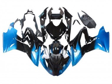 Shop 2017-2018 BMW S1000RR Motorcycle Fairings - Blue Glossy Black Fade