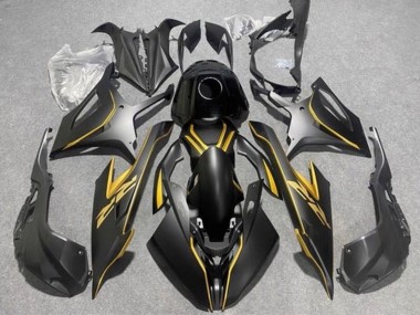 Shop 2019-2022 BMW S1000RR Motorcycle Fairings - Matte Black Gold