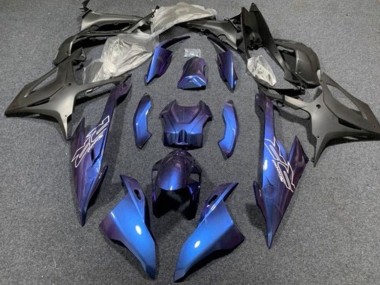 Shop 2019-2022 BMW S1000RR Motorcycle Fairings - Blue Matte Black