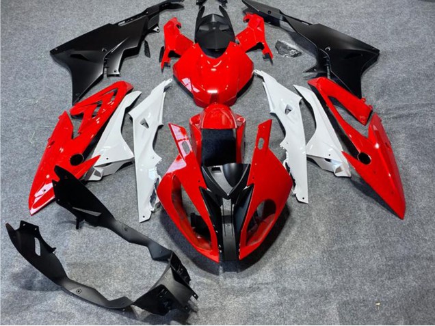 2019-2022 BMW S1000RR Motorcycle Fairings - Red White Matte Black