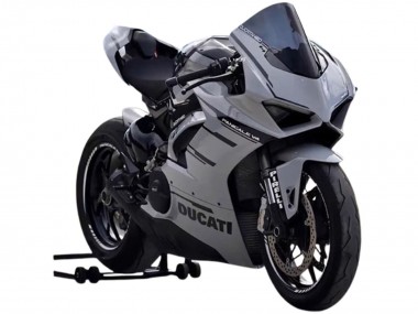 Shop 2018-2019 Ducati Panigale V4 V4S Motorcycle Fairings - Grey Black