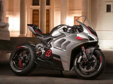 Shop 2020-2021 Ducati Panigale V4 V4S Motorcycle Fairings - Silver Red Black