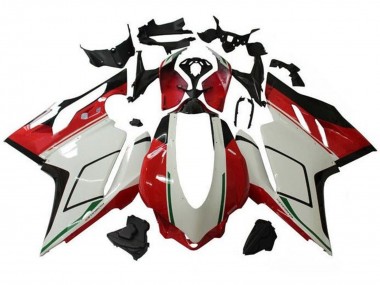 Shop 2015-2020 Ducati 959/1299 Motorcycle Fairings - White Red Green Glossy Black