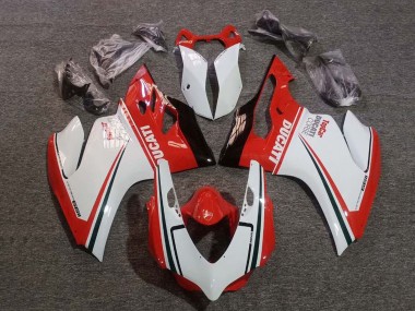 Shop 2011-2014 Ducati Panigale 1199 Motorcycle Fairings - White Red Green Glossy Black Corse