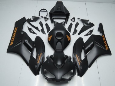 Shop 2004-2005 Honda CBR1000RR Motorcycle Fairings - Matte Black Orange Decals
