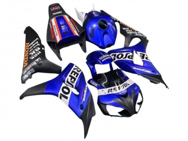 Shop 2006-2007 Honda CBR1000RR Motorcycle Fairings - Blue White Red Matte Black Repsol