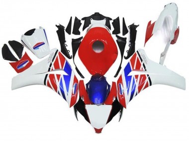 Shop 2008-2011 Honda CBR1000RR Motorcycle Fairings - White Red Blue Black Stripe