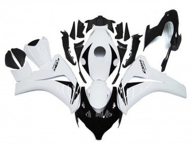 Shop 2008-2011 Honda CBR1000RR Motorcycle Fairings - White Glossy Black