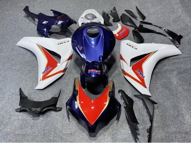 2008-2011 Honda CBR1000RR Motorcycle Fairings - White Red Dark Blue Gold HRC