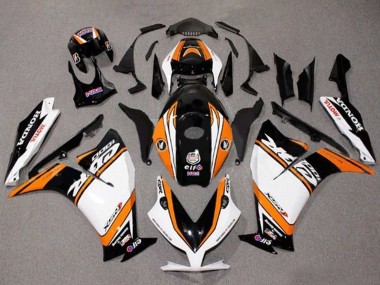 Shop 2012-2016 Honda CBR1000RR Motorcycle Fairings - White Orange Glossy Black