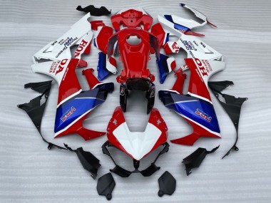 Shop 2017-2023 Honda CBR1000RR Motorcycle Fairings - White Red Blue HRC