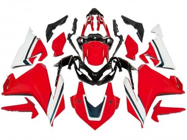 Shop 2019-2021 Honda CBR500R Motorcycle Fairings - Red White Black Stripe