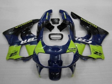 Shop 1994-1995 Honda CBR900RR 893 Motorcycle Fairings - Blue Green Glossy Black