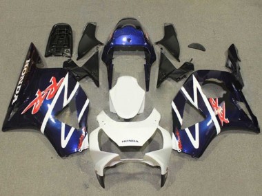 Shop 2002-2003 Honda CBR900RR 954 Motorcycle Fairings - Blue White Glossy Black