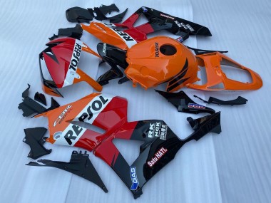 Shop 2013-2026 Honda CBR600RR Motorcycle Fairing - Orange White Red Glossy Black Repsol