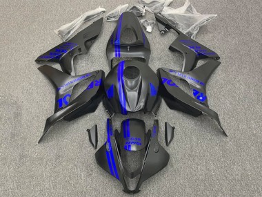 Shop 2007-2008 Honda CBR600RR Motorcycle Fairings - Blue Matte Black Repsol