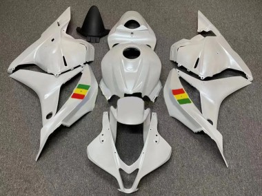 Shop 2007-2008 Honda CBR600RR Motorcycle Fairings - White