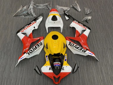 Shop 2007-2008 Honda CBR600RR Motorcycle Fairings - Yellow White Red Glossy Black Repsol HRC