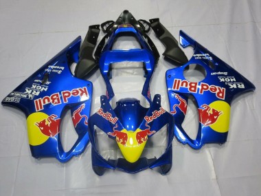 Shop 2001-2003 Honda CBR600 F4i Motorcycle Fairings - Blue Yellow Red Bull