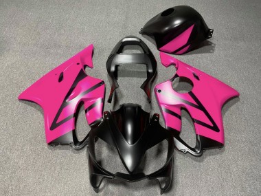 Shop 2001-2003 Honda CBR600 F4i Motorcycle Fairings - Pink Matte Black
