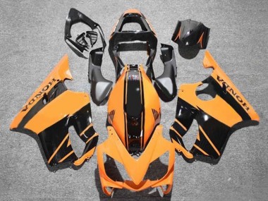Shop 2001-2003 Honda CBR600 F4i Motorcycle Fairings - Orange Glossy Black Stripe