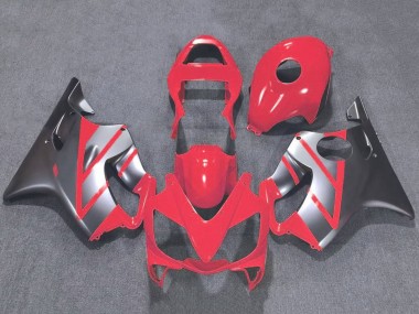 Shop 2001-2003 Honda CBR600 F4i Motorcycle Fairing - Silver Red
