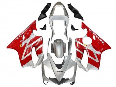 Shop 2001-2003 Honda CBR600 F4i Motorcycle Fairings - Silver Red