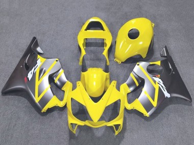 Shop 2001-2003 Honda CBR600 F4i Motorcycle Fairings - Yellow Silver