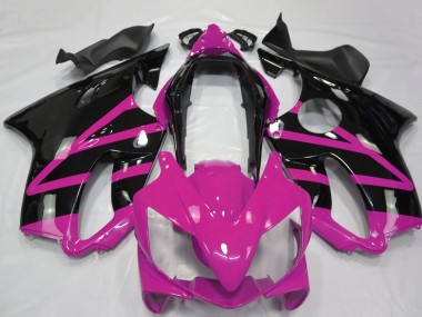 Shop 2004-2007 Honda CBR600 F4i Motorcycle Fairing - Pink Glossy Black