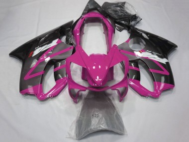 Shop 2004-2007 Honda CBR600 F4i Motorcycle Fairings - Pink Grey Glossy Black