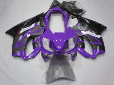 Shop 2004-2007 Honda CBR600 F4i Motorcycle Fairings - Purple Grey Glossy Black