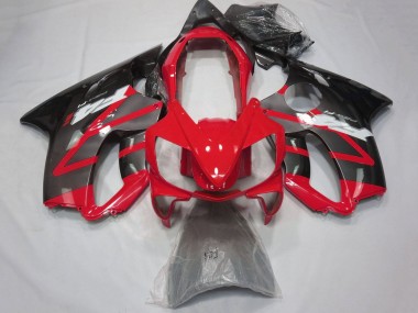 Shop 2004-2007 Honda CBR600 F4i Motorcycle Fairings - Red Grey Glossy Black