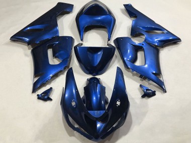 Shop 2005-2006 Kawasaki ZX6R Motorcycle Fairings - Blue