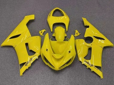 Shop 2005-2006 Kawasaki ZX6R Motorcycle Fairings - Yellow
