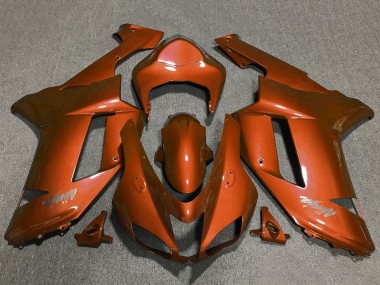 Shop 2007-2008 Kawasaki ZX6R Motorcycle Fairings - Orange