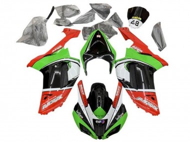 Shop 2007-2008 Kawasaki ZX6R Motorcycle Fairings - Red Green Black White