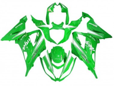 Shop 2013-2018 Kawasaki ZX6R Motorcycle Fairings - Green White