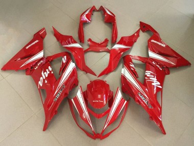 Shop 2013-2018 Kawasaki ZX6R Motorcycle Fairings - Red White