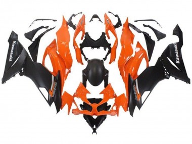 Shop 2019-2022 Kawasaki ZX6R Motorcycle Fairing - Orange Matte Black