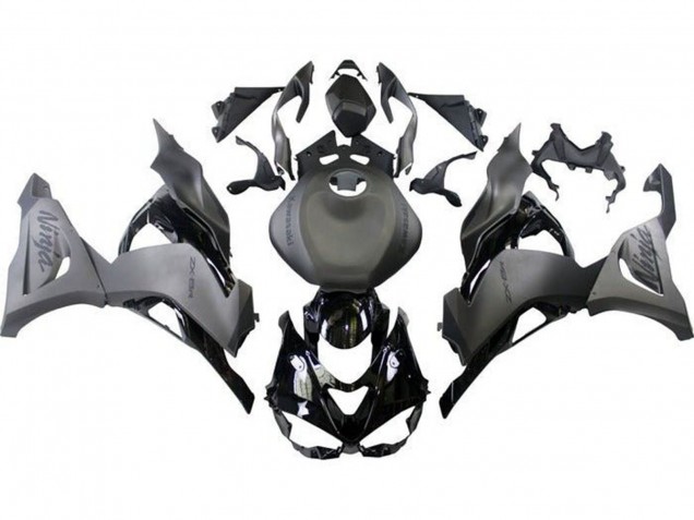 2023-2026 Kawasaki ZX6R Motorcycle Fairings - Matte Black Matte Grey Glossy Black