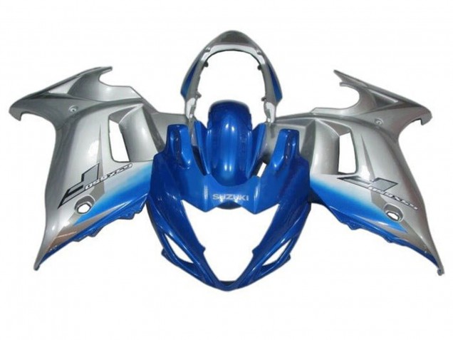 2008-2013 Suzuki GSX650F Motorcycle Fairings - Blue Silver