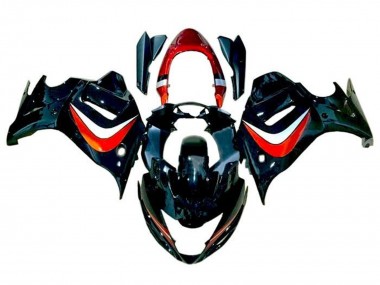 Shop 2008-2013 Suzuki GSX650F Motorcycle Fairings - Black Candy Orange Silver